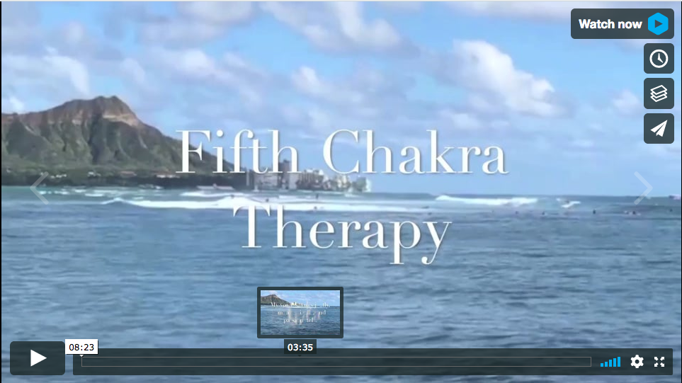 Fifth Chakra Therapy Blue Moana in 639Hz...